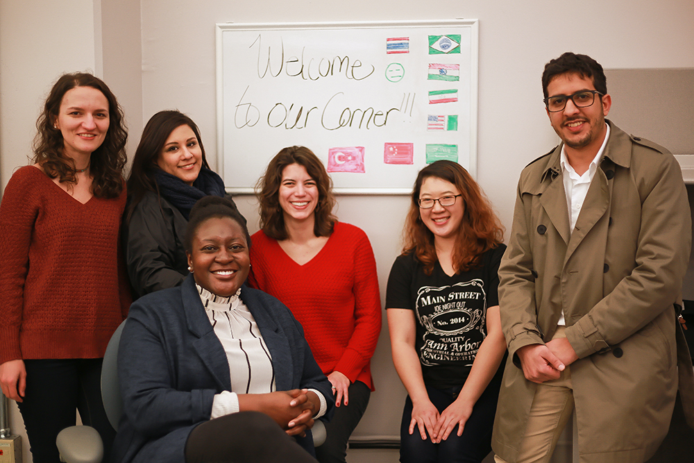 Group of 6 people smiling