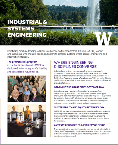 ISE Fact Sheet Screenshot