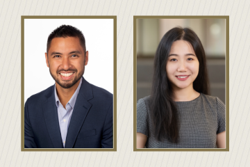 Gian-Garcia Gabriel (left) and Dan Li (right)